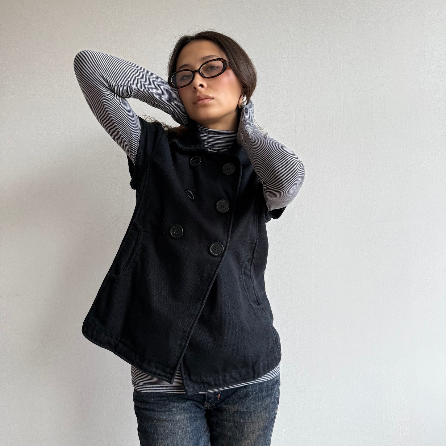 Short sleeve peacoat - Size S