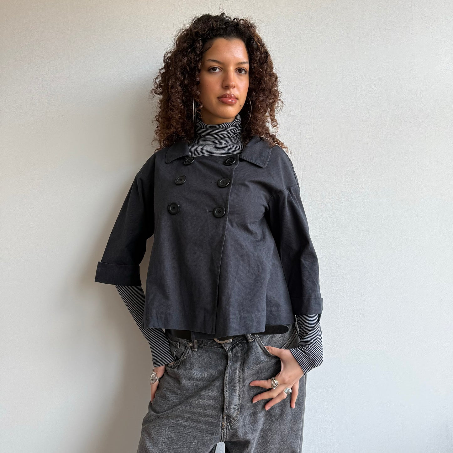 Navy peacoat - Size M