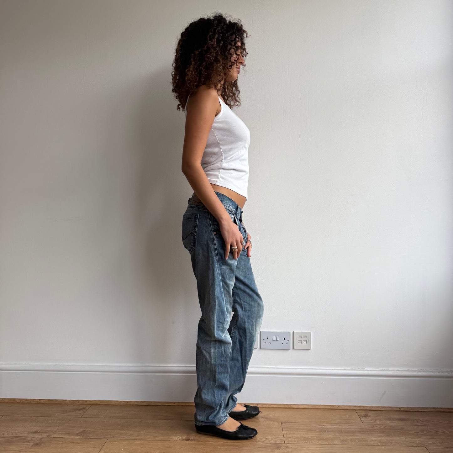 Cinched ‘Énergie’ jeans - Size M
