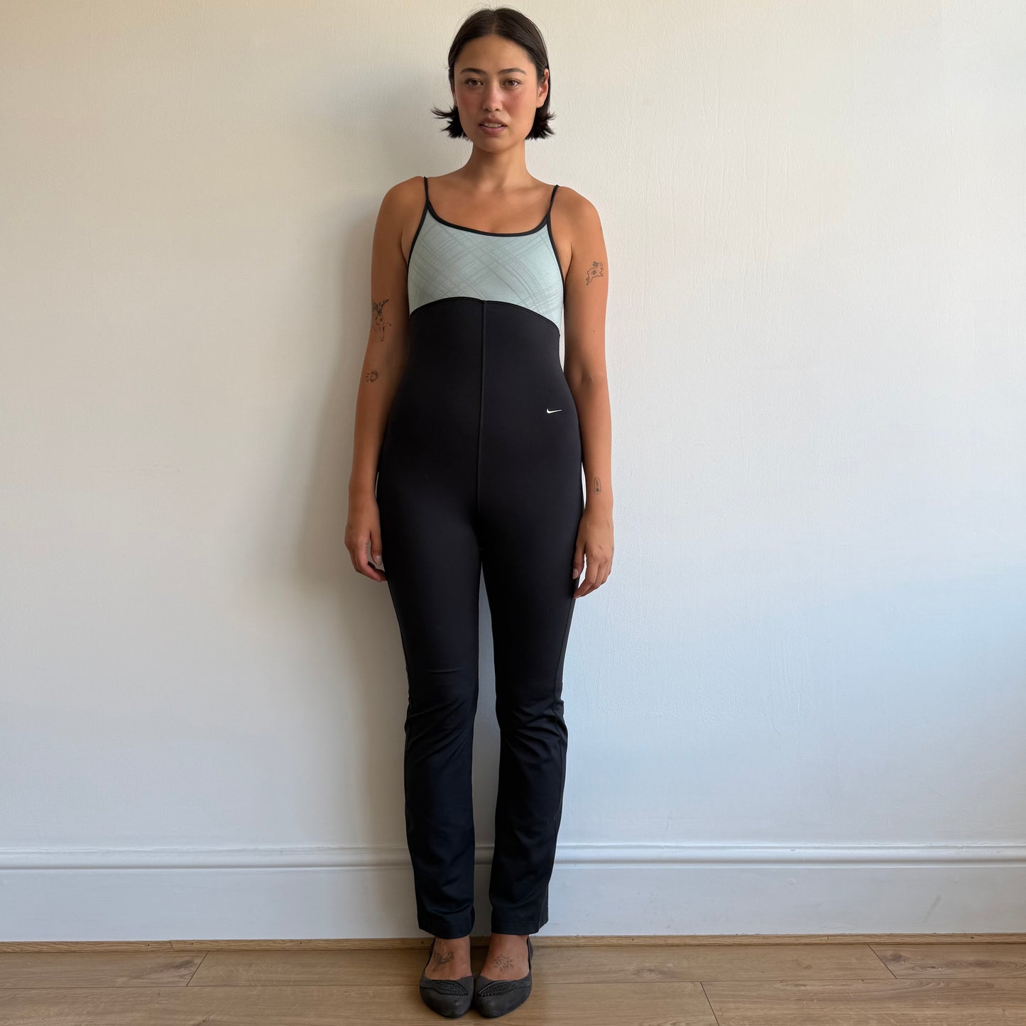 Nike blue flared unitard - Size S