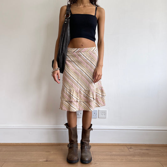 Striped midi skirt - Size s