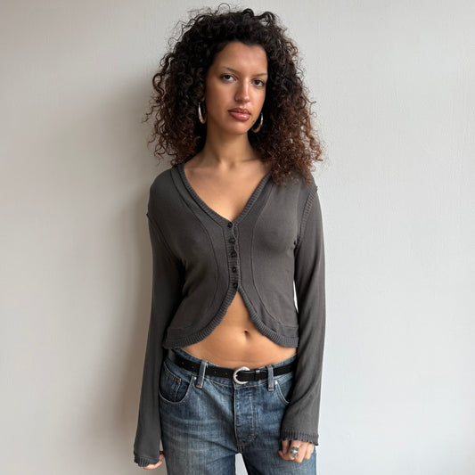 Cop Copine grey cardi - Size M