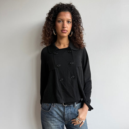 Black peacoat jumper - Size S