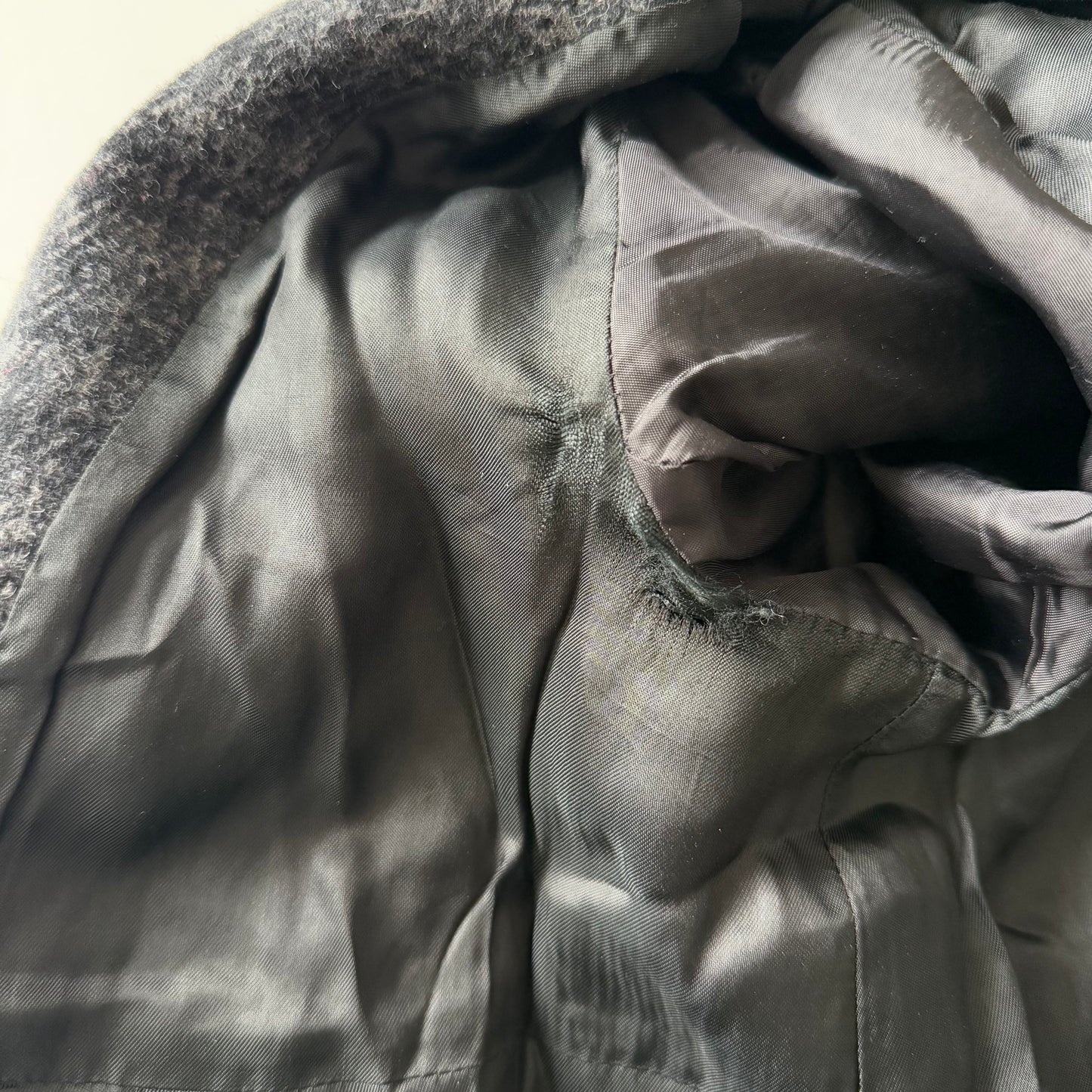 Tartan peacoat - Size S (2)