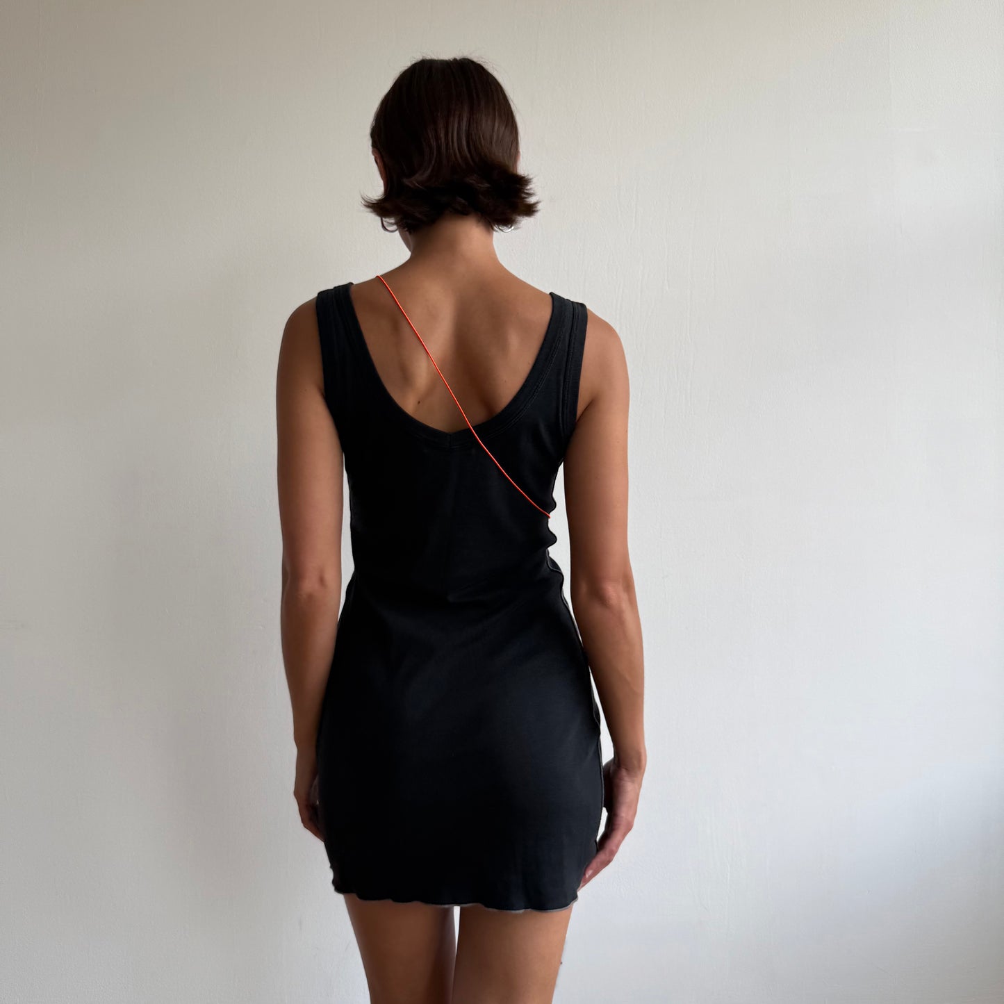 Cop Copine black graphic mini dress - Size S