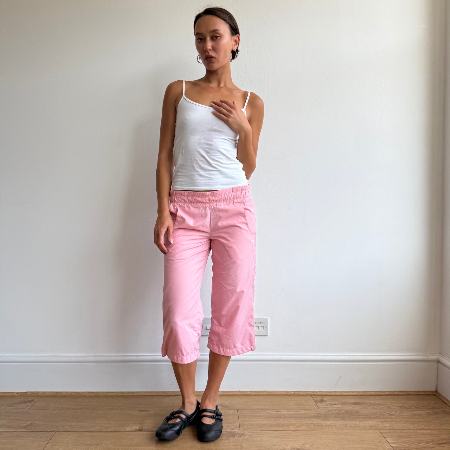 Pink Puma capris - Size S/M
