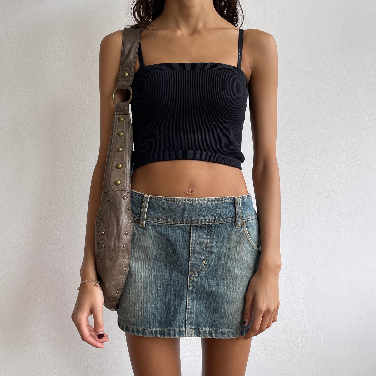 Denim mini skirt - Size S