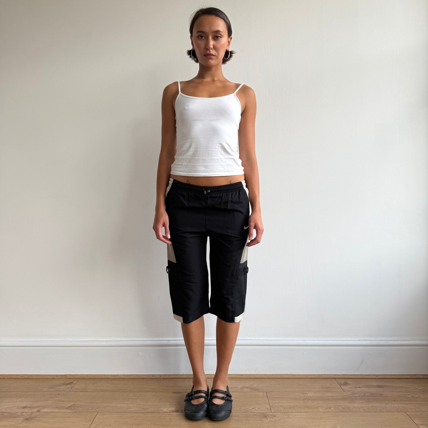 Black d-ring Nike capris - Size XXS/XS