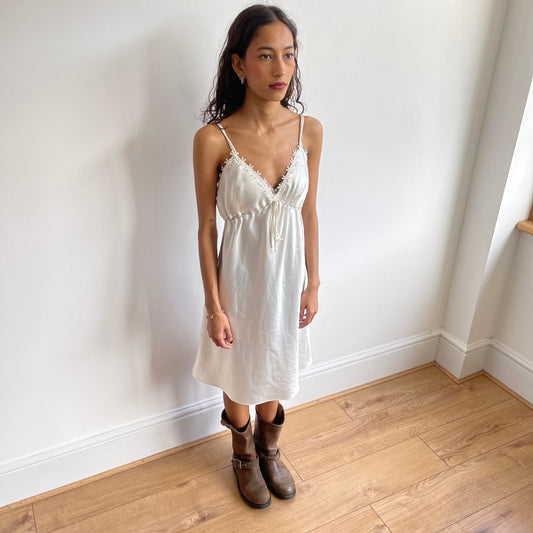 Satin slip dress - Size M/L