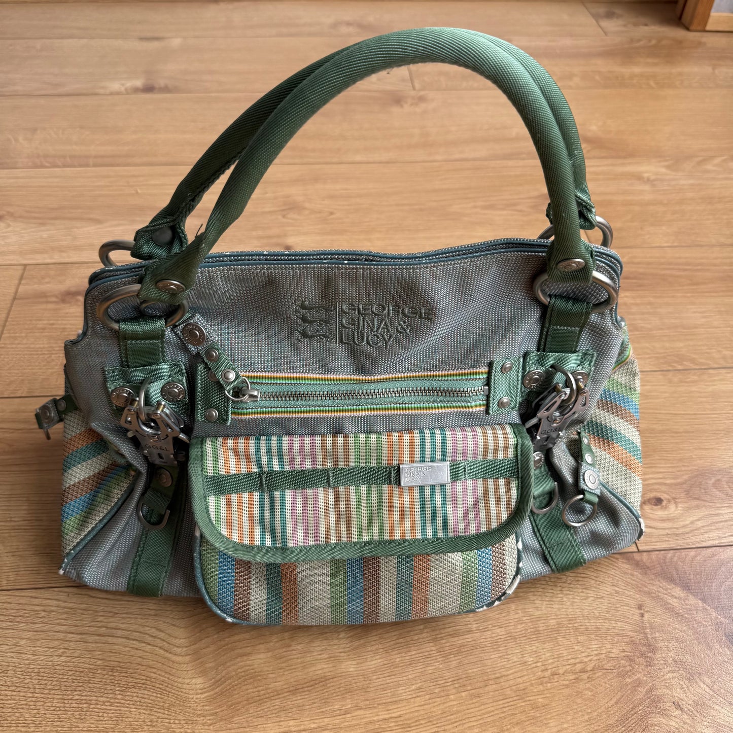 GG&L striped bag - One Size