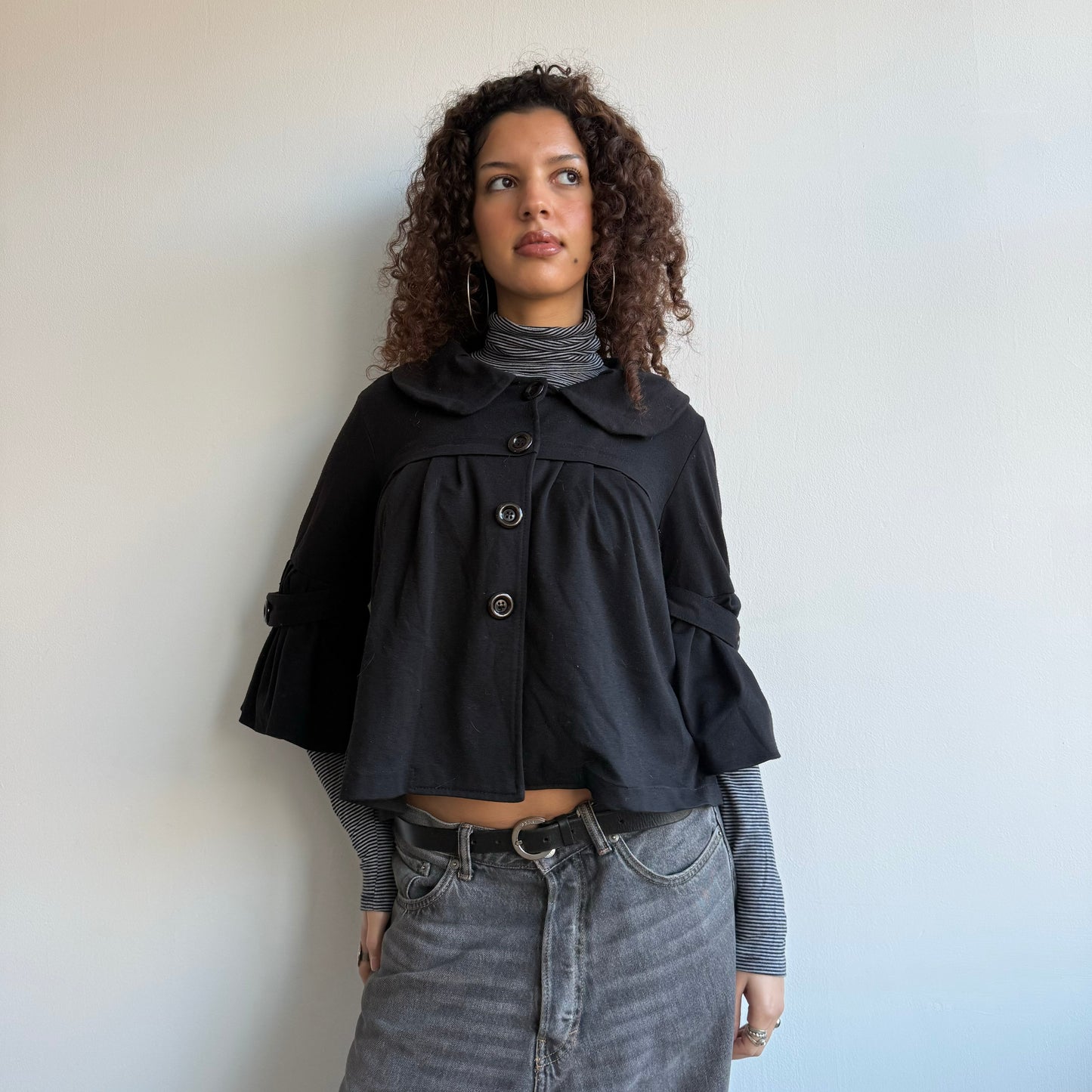 Black swing jacket - Size S