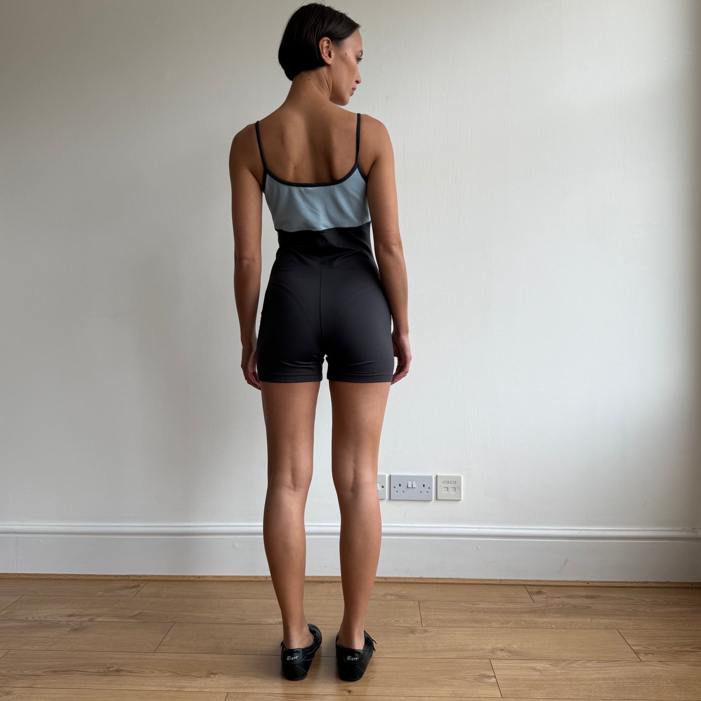 Blue + grey Nike leotard - Size S/M