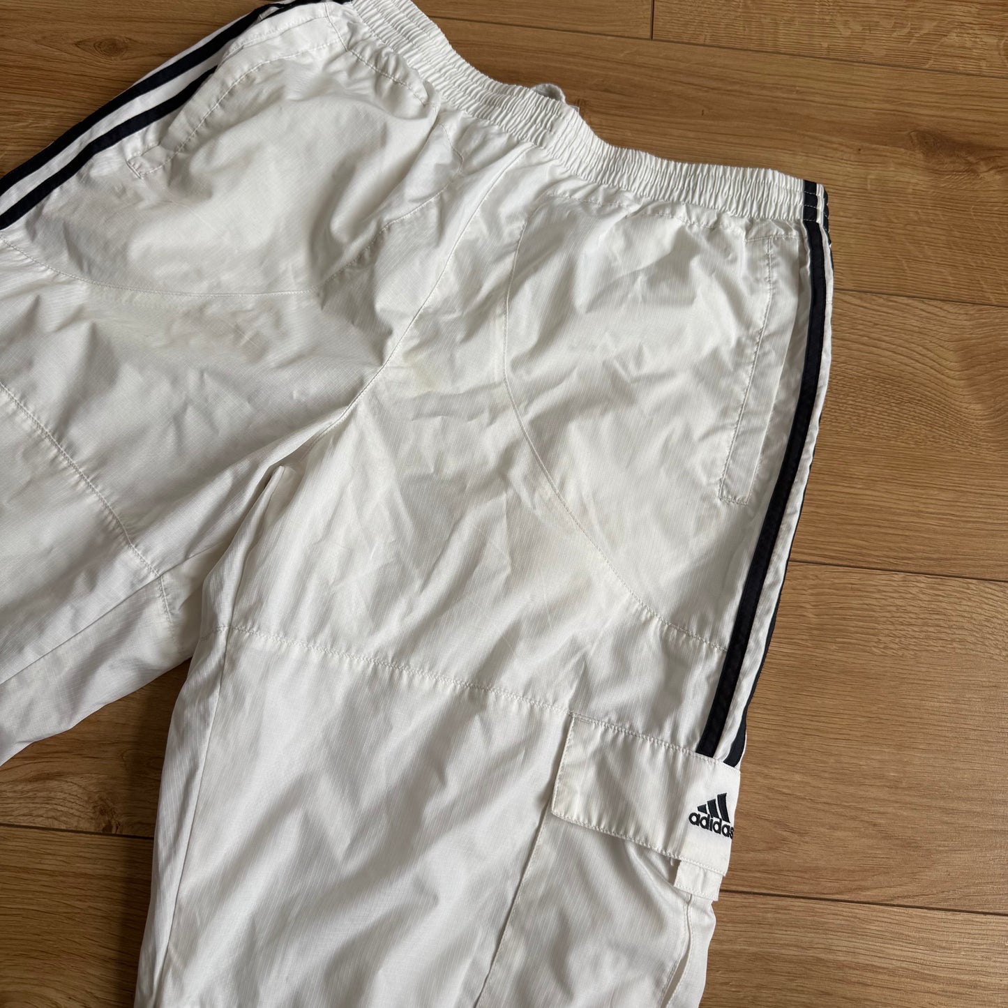 White Adidas capris - Size M