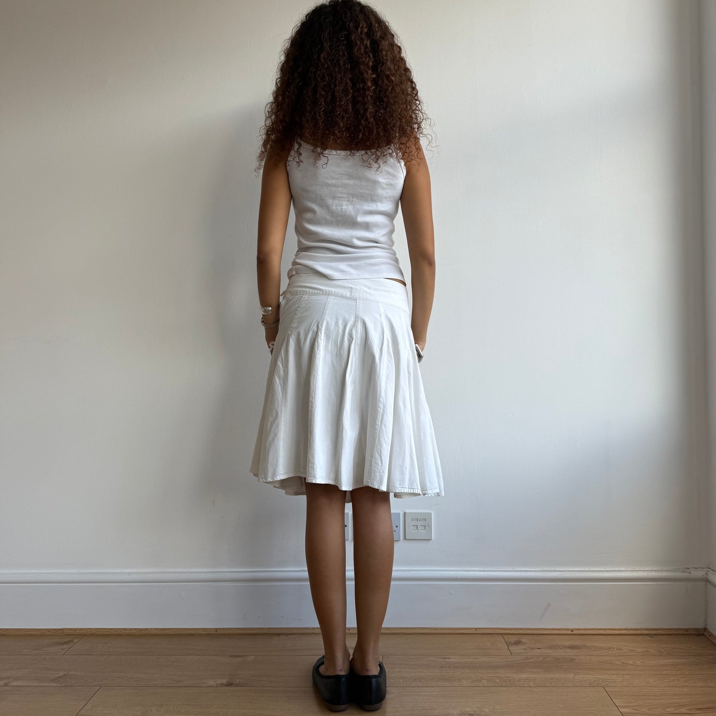 Desigual white wrap skirt - Size S