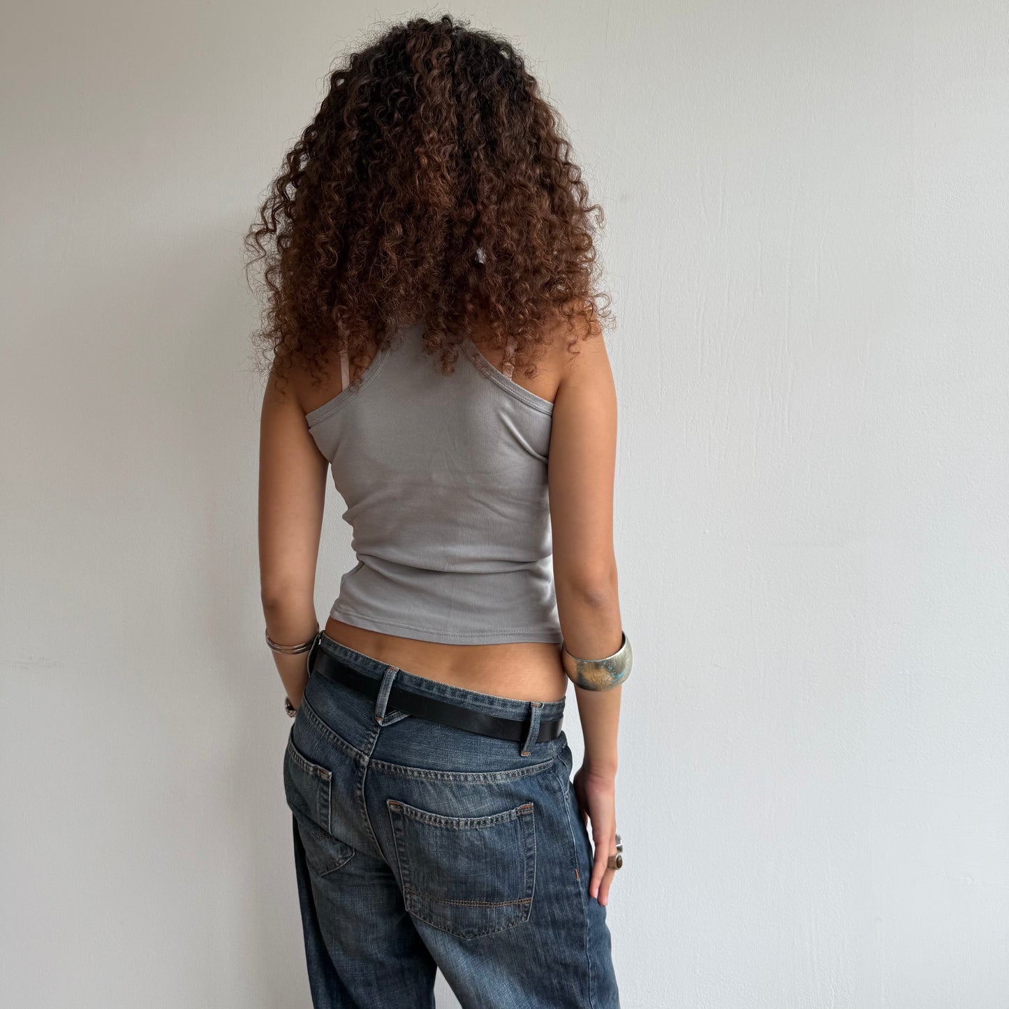 Smokey grey cami top - Size S