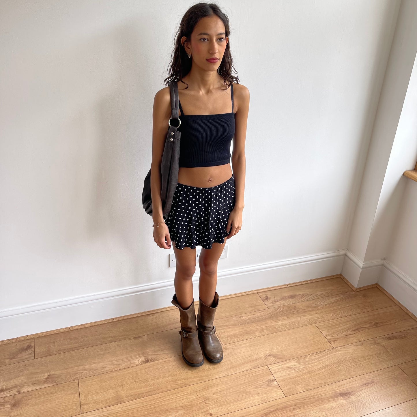 Polka dot rara mini skirt - Size XS