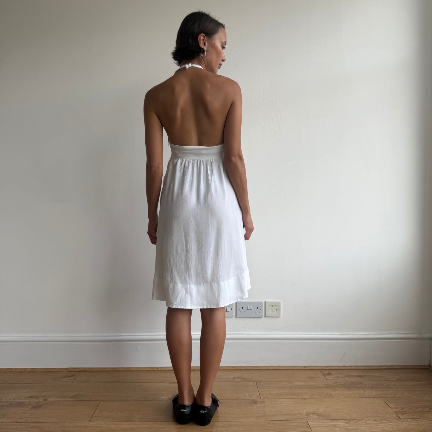 Miss Sixty white halter dress - Size S