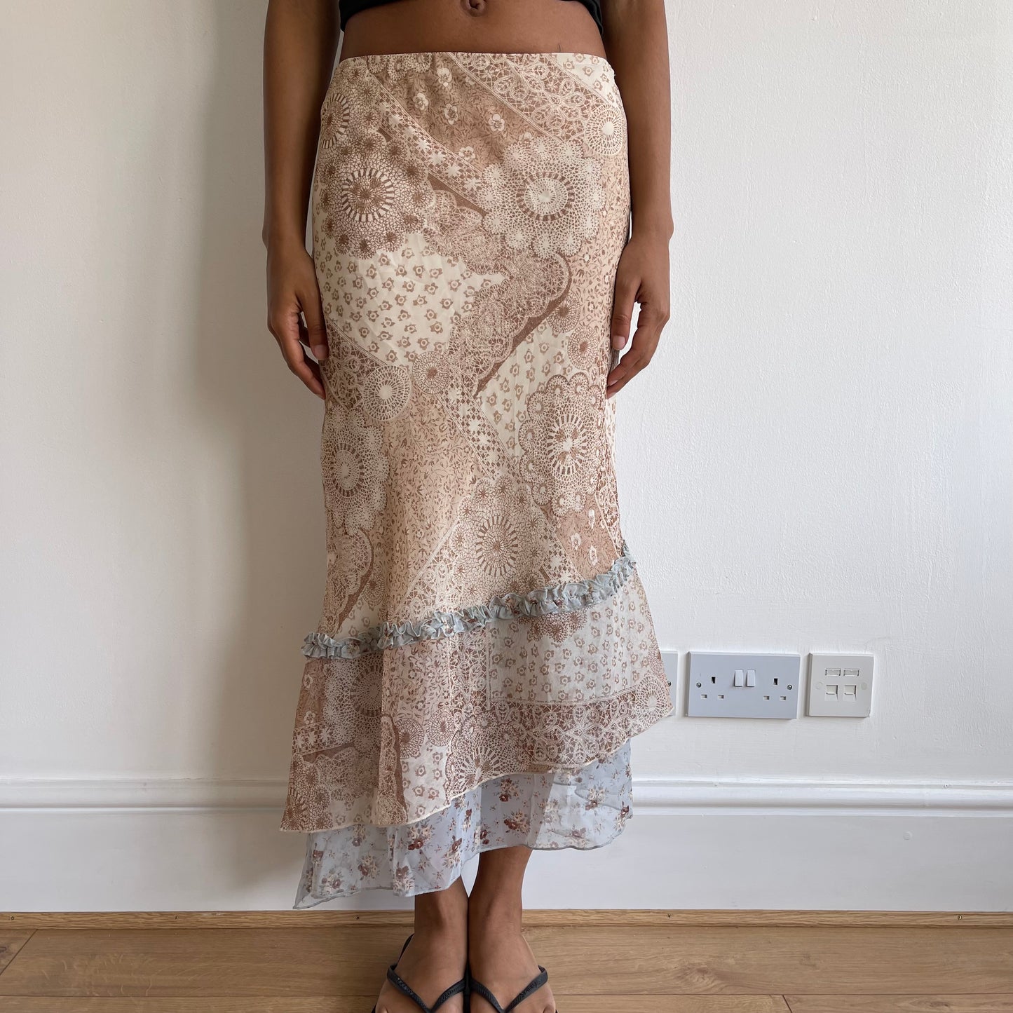 Paisley midi skirt - Size S
