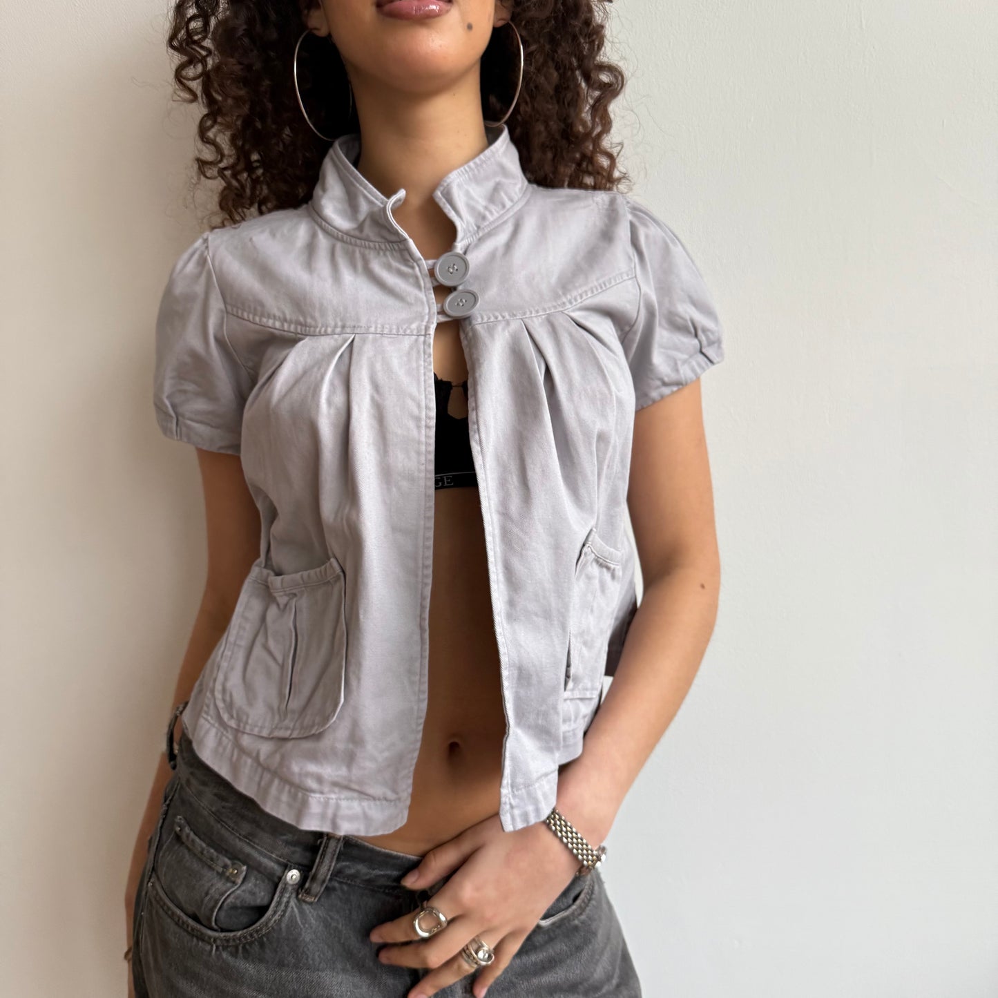 Short sleeve peacoat - Size S