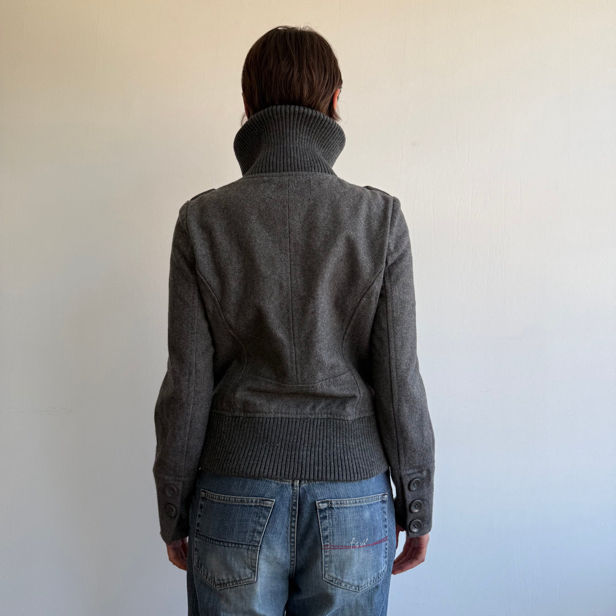 Grey bomber jacket - Size M