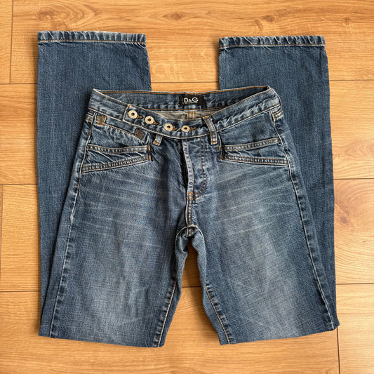 D&G button jeans - Size XS