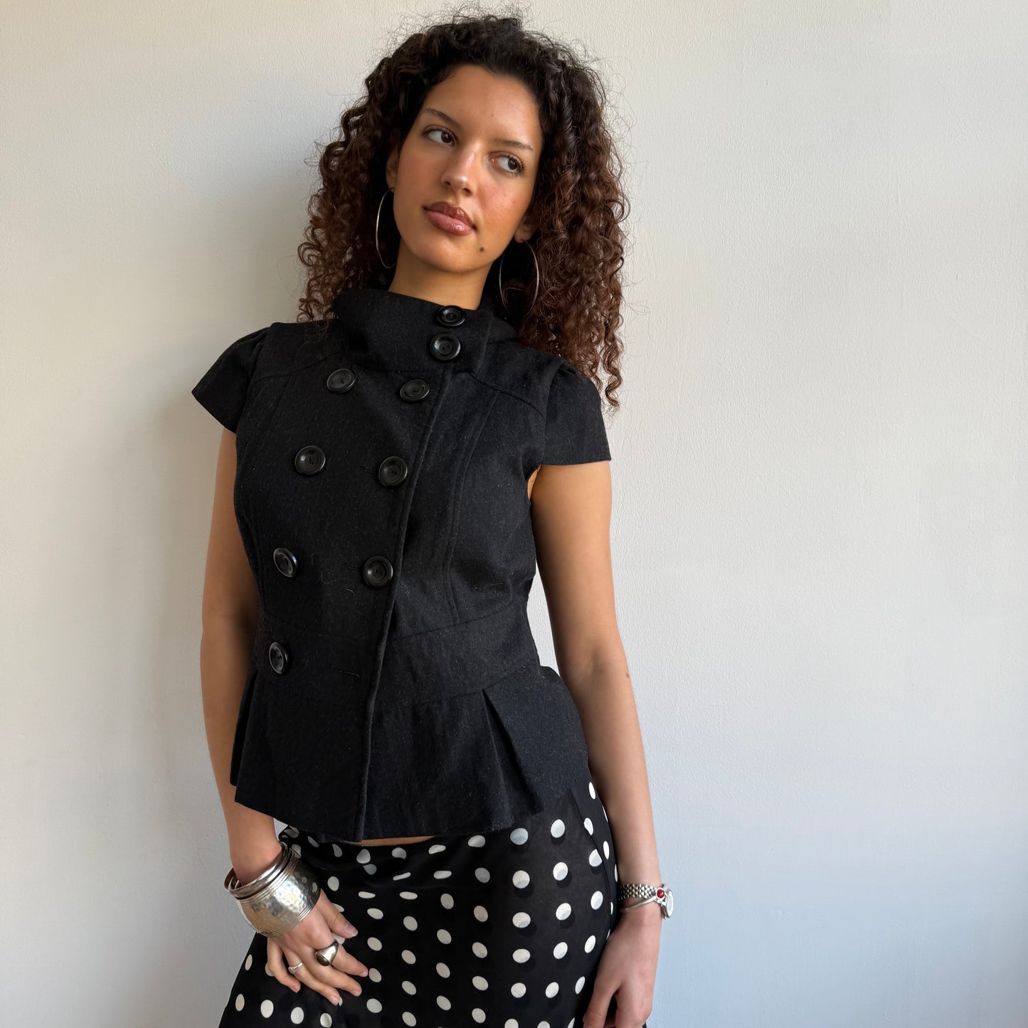 Short sleeve peacoat - Size M