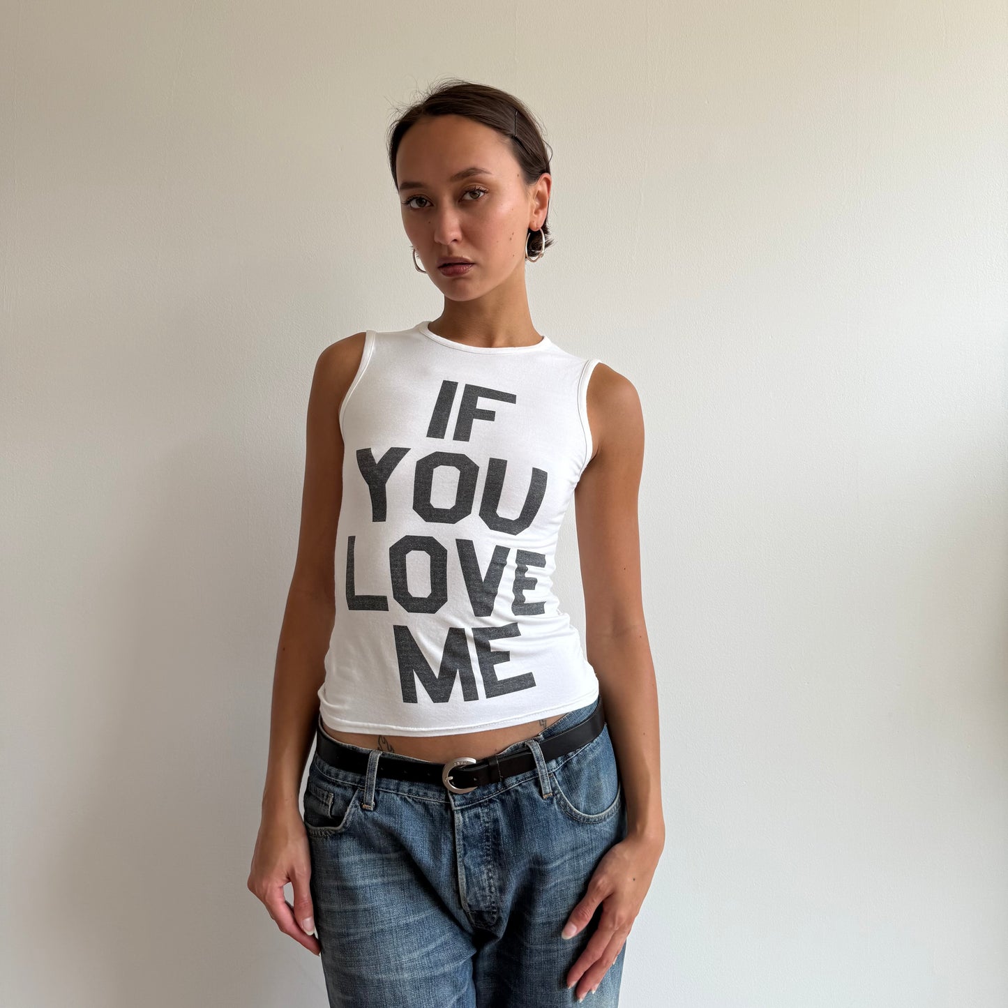 Morgan graphic tank top -Size S