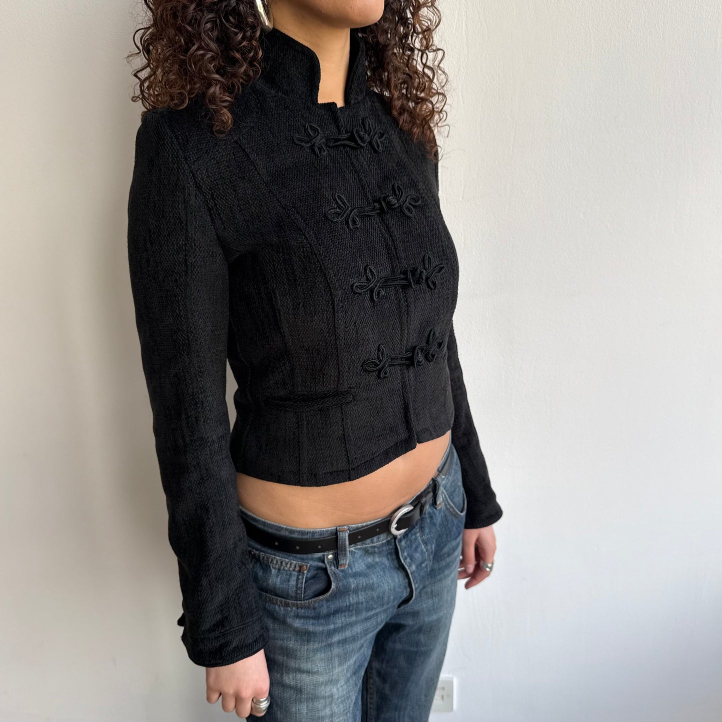Charcoal clasp jacket - Size S