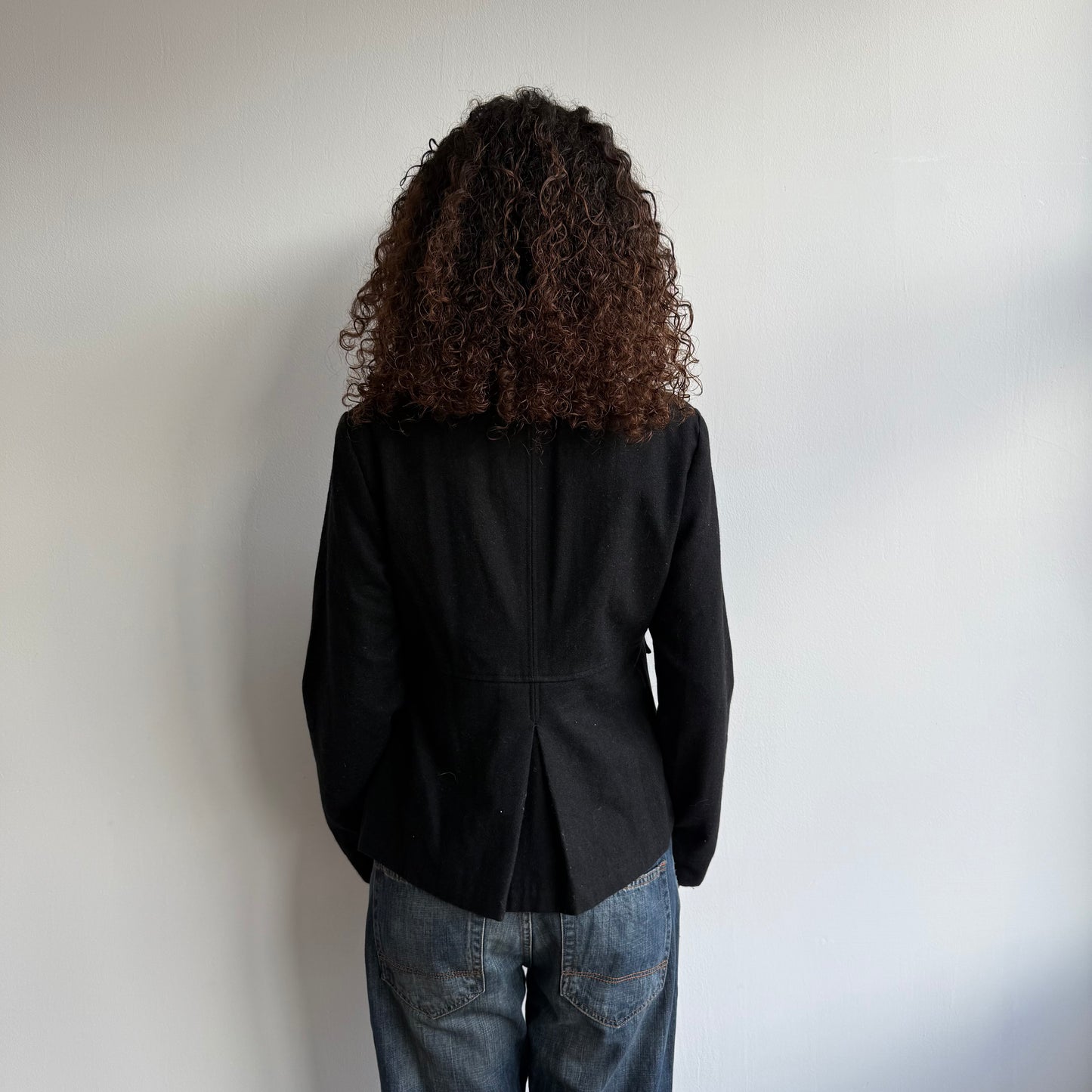 Black peacoat - Size M