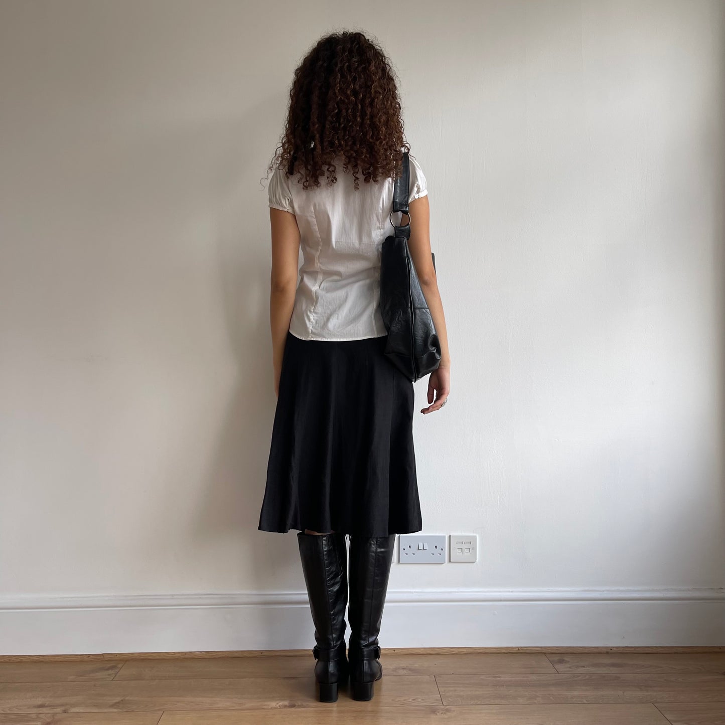 White short sleeve shirt - Size S