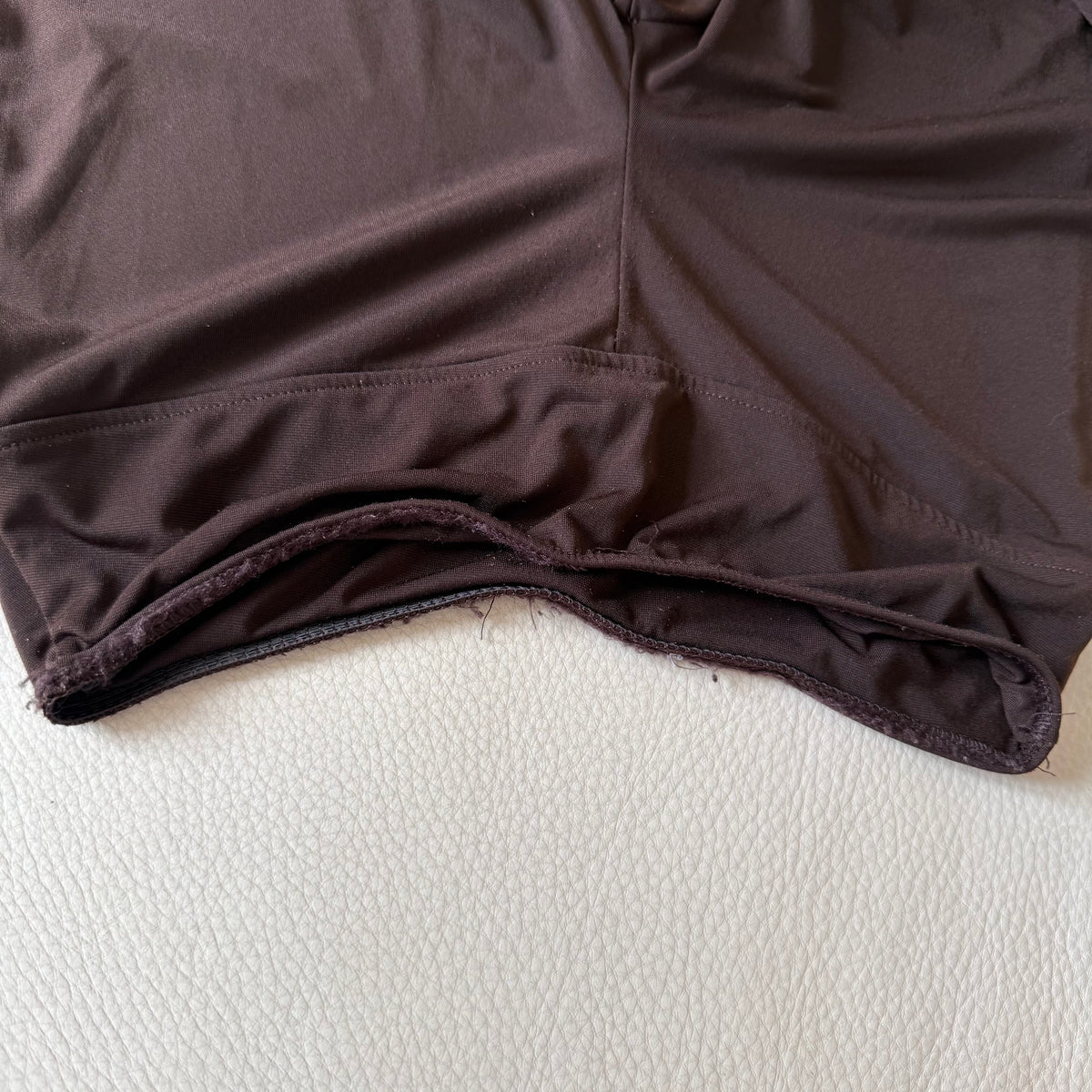 Brown harem bubble capris - Size S