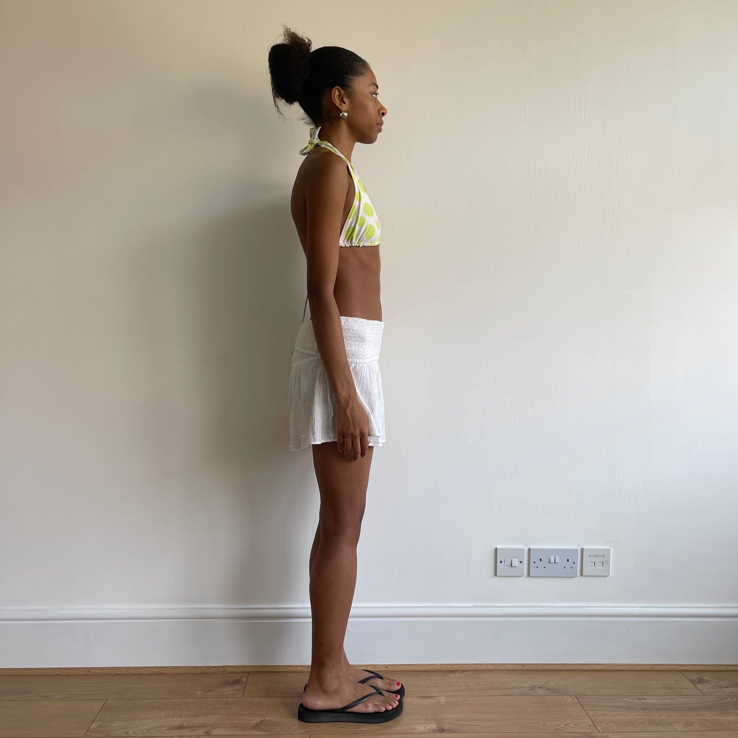 White bandeau skirt/top - Size S