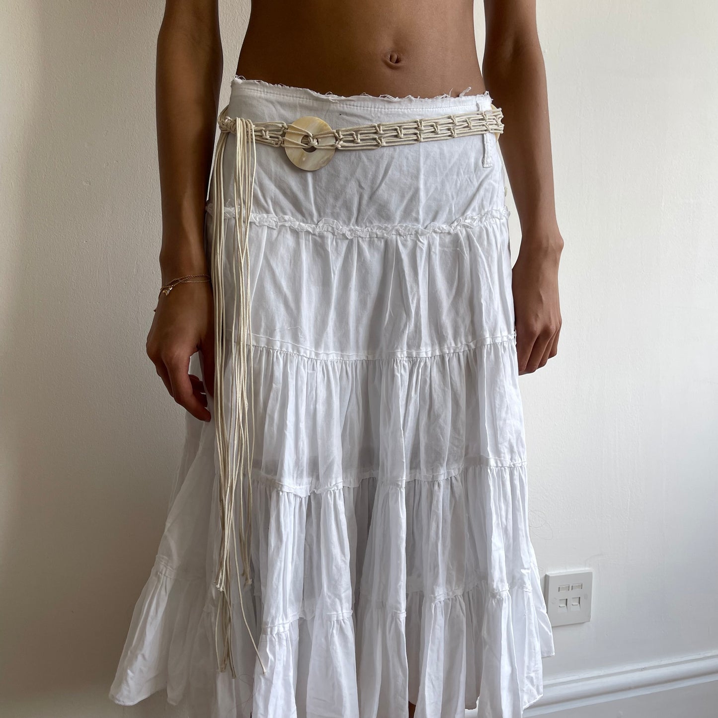 Beaded shell belt - OS