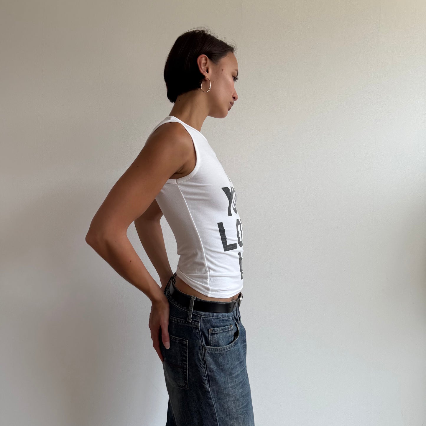 Morgan graphic tank top -Size S