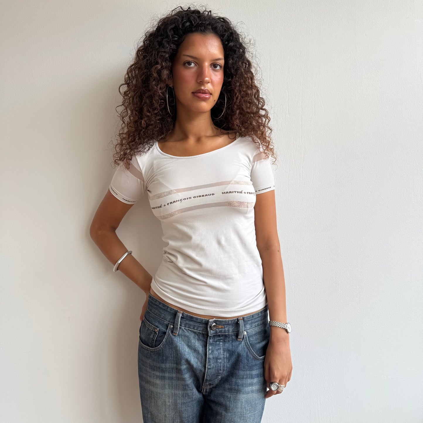 Off white MFG mesh top - Size S