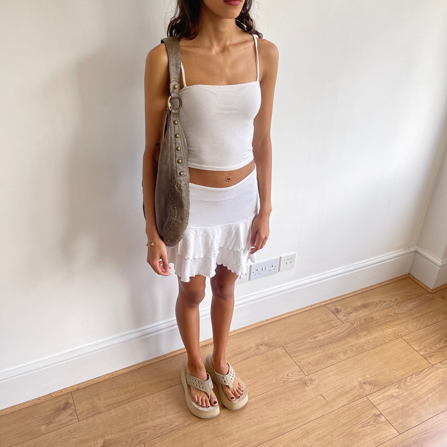 White rara mini skirt - Size M