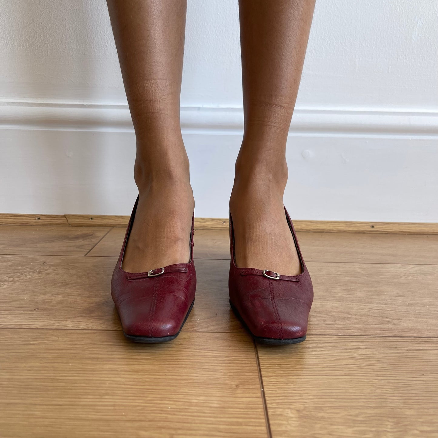 Red ballet heels - Size UK3