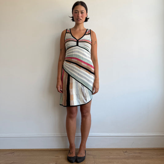 Desigual striped knit dress - Size S/M