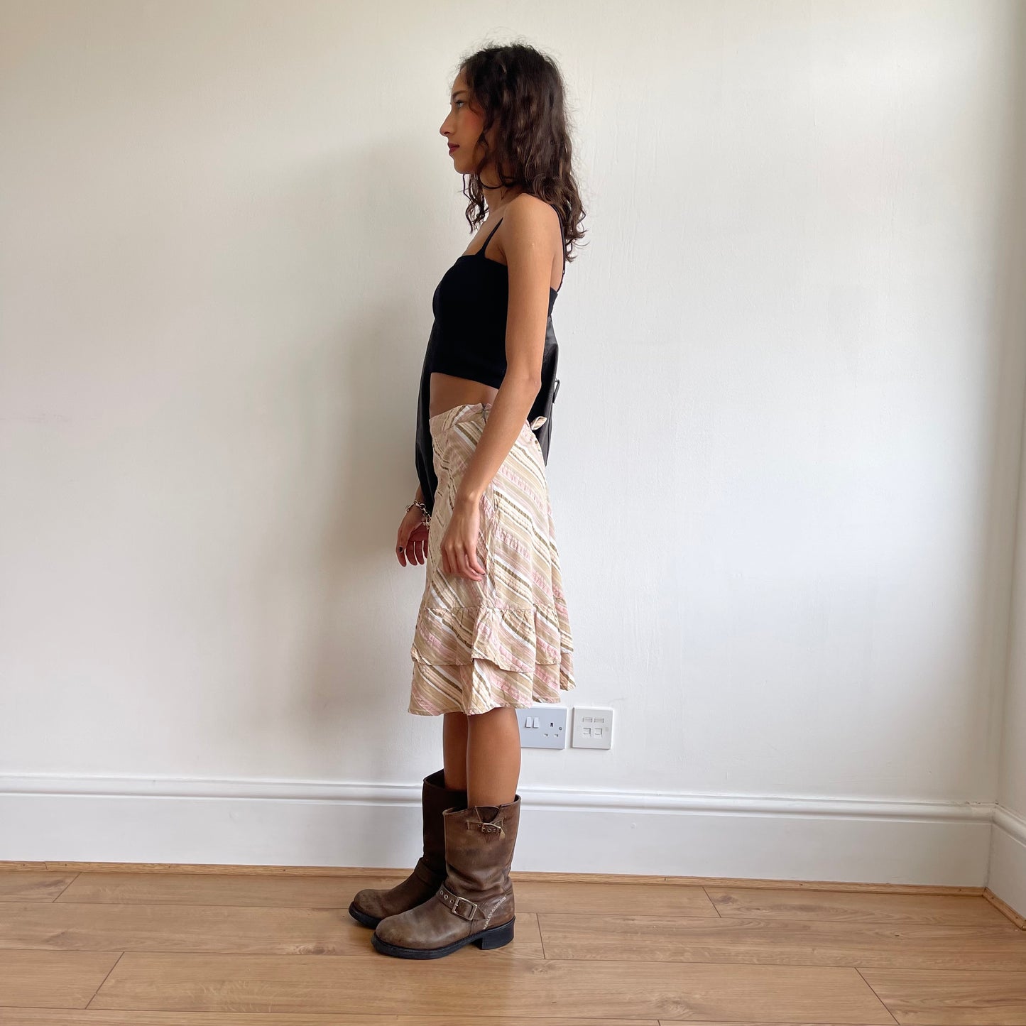 Striped midi skirt - Size s