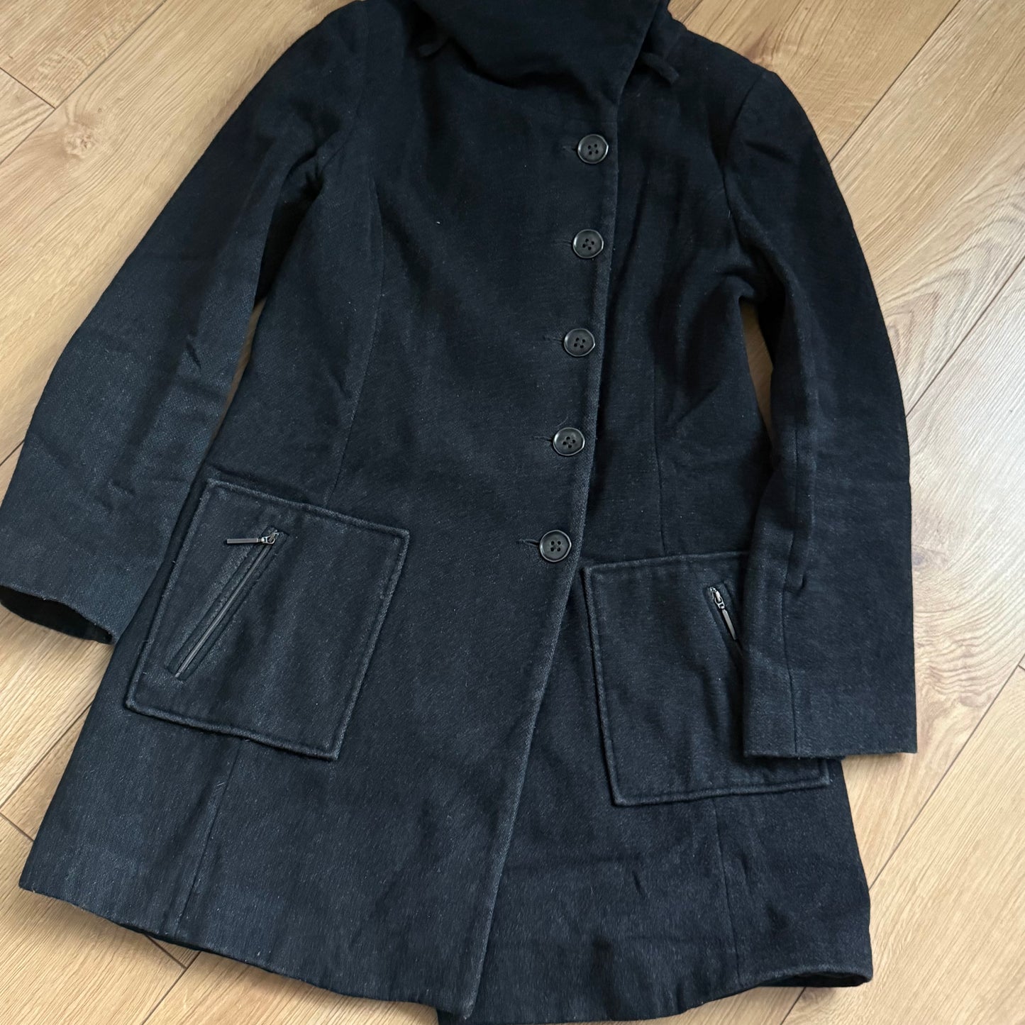 Cop Copine black wool coat - Size M