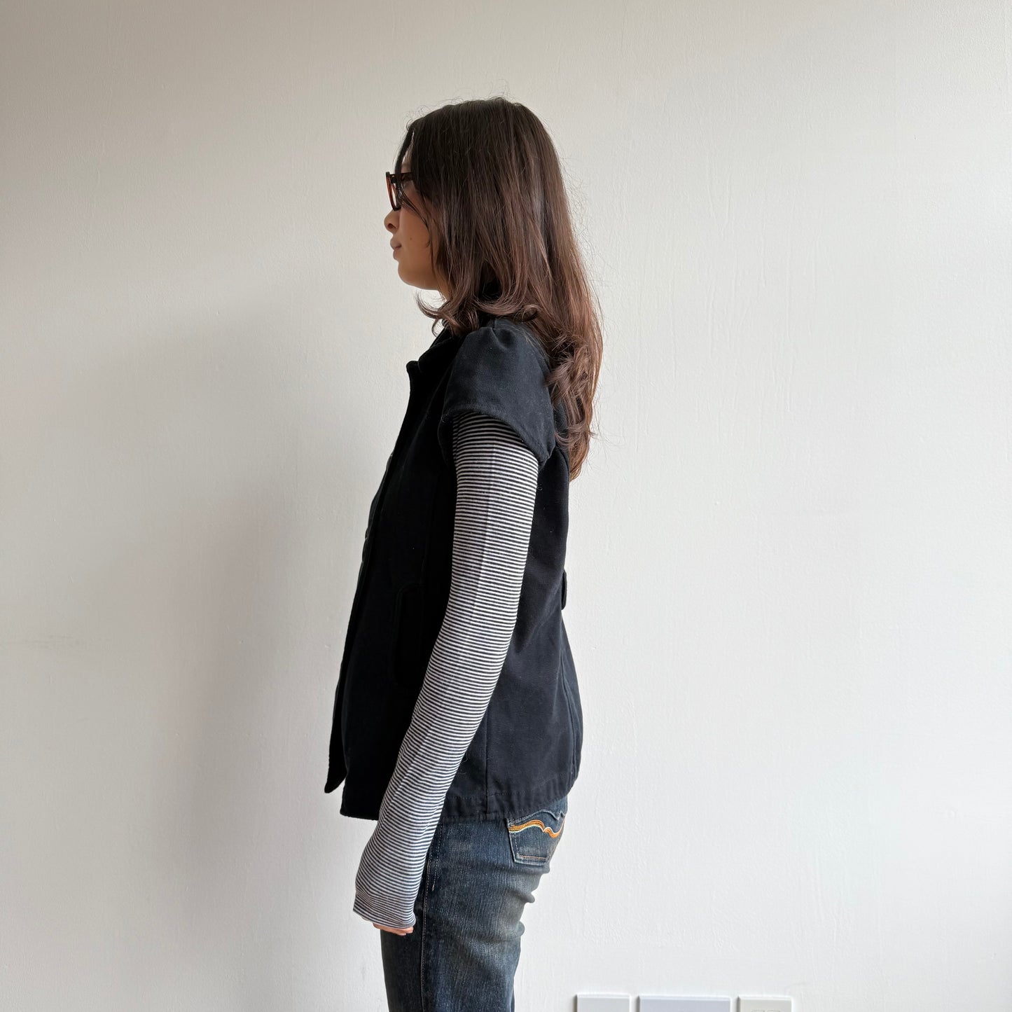 Short sleeve peacoat - Size S