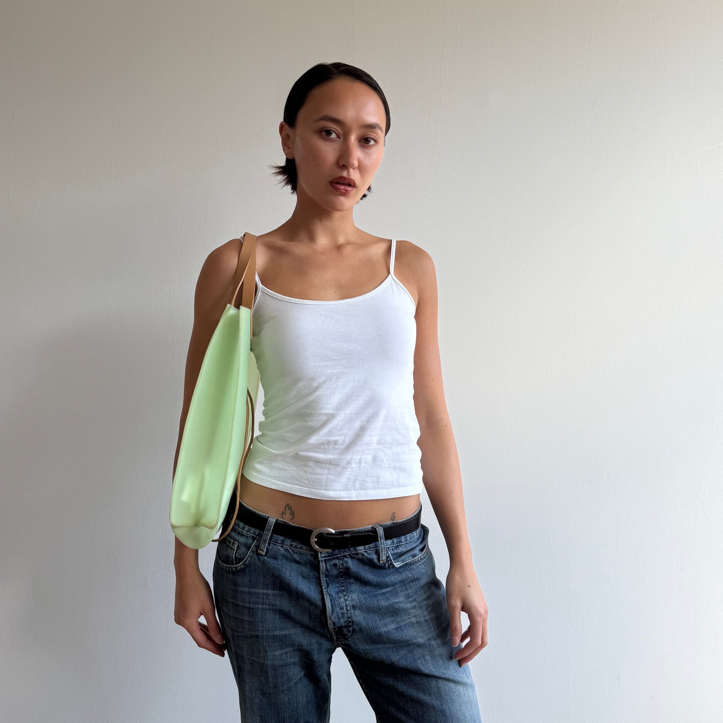 Mint jelly tote bag - One Size