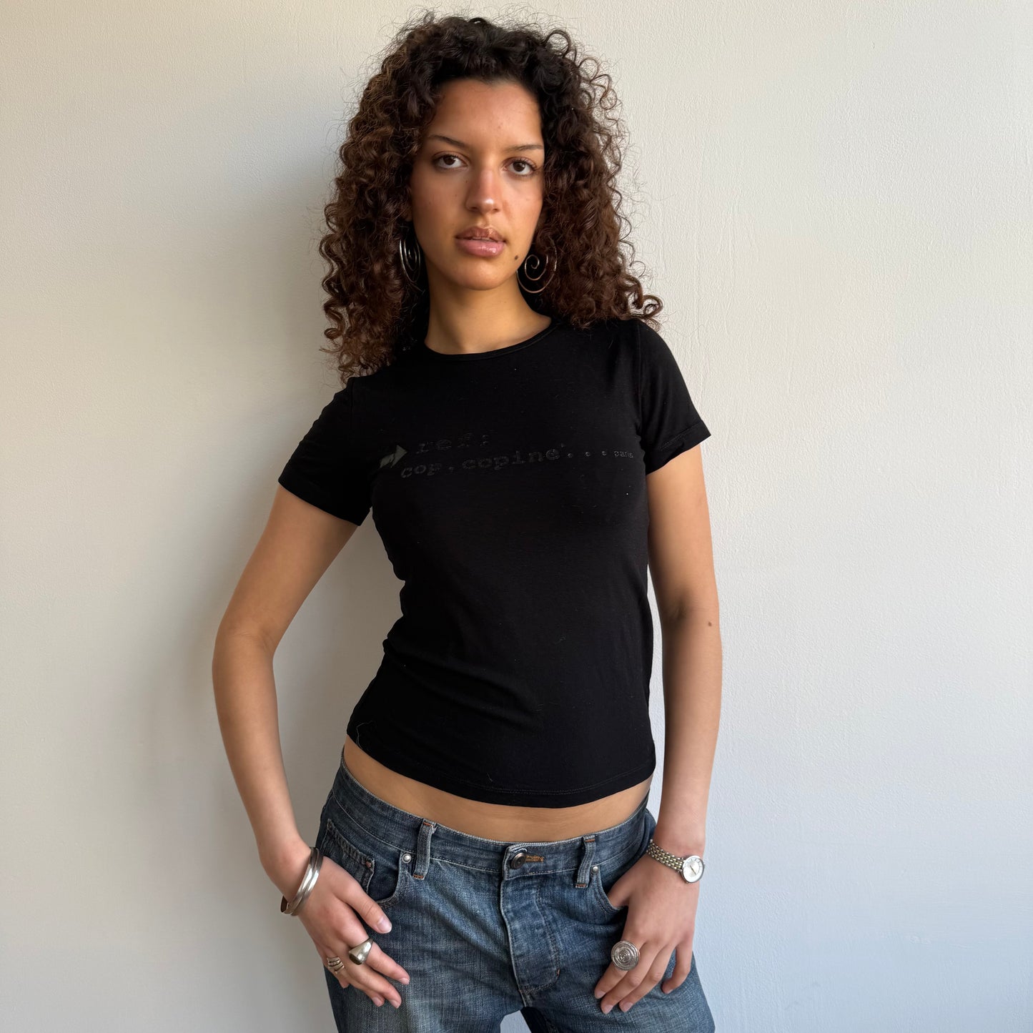 Cop Copine baby tee - Size S/M