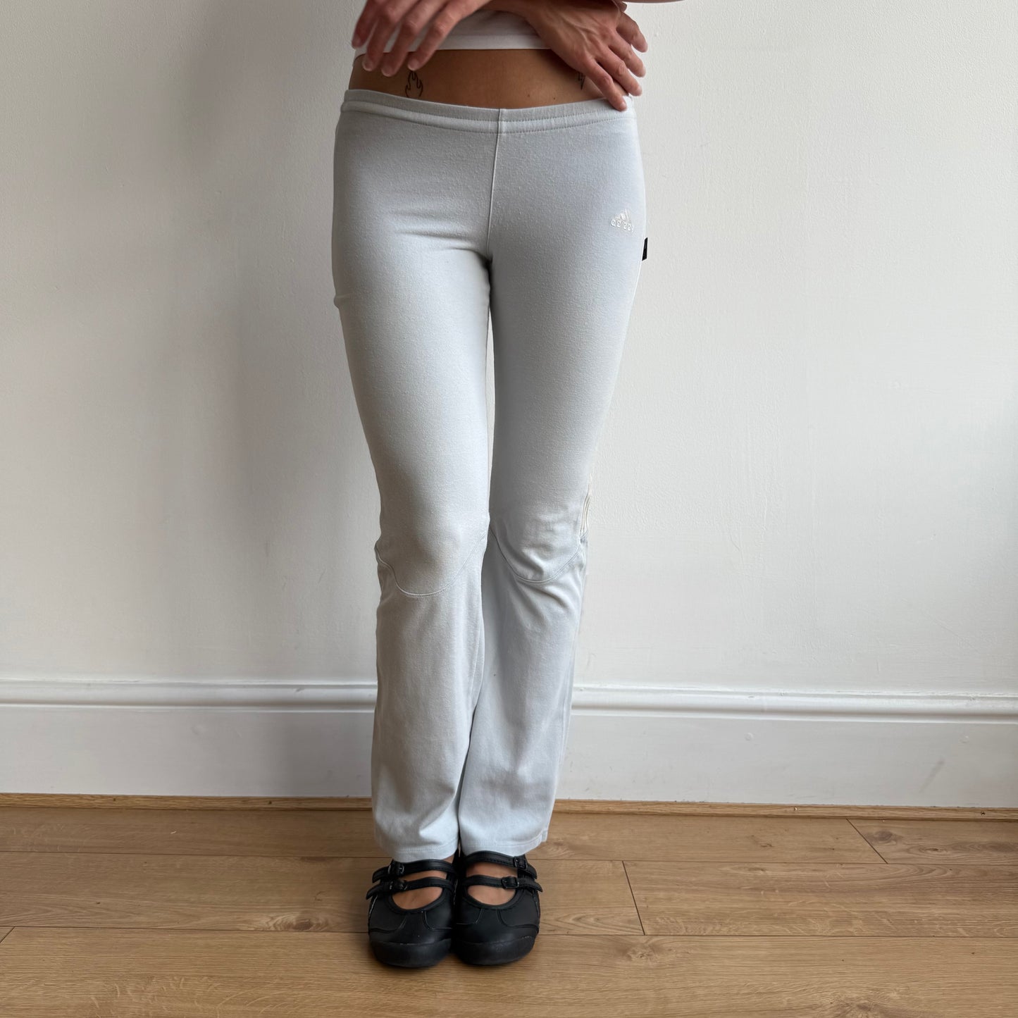 Baby blue Adidas flared yoga pants - Size XS