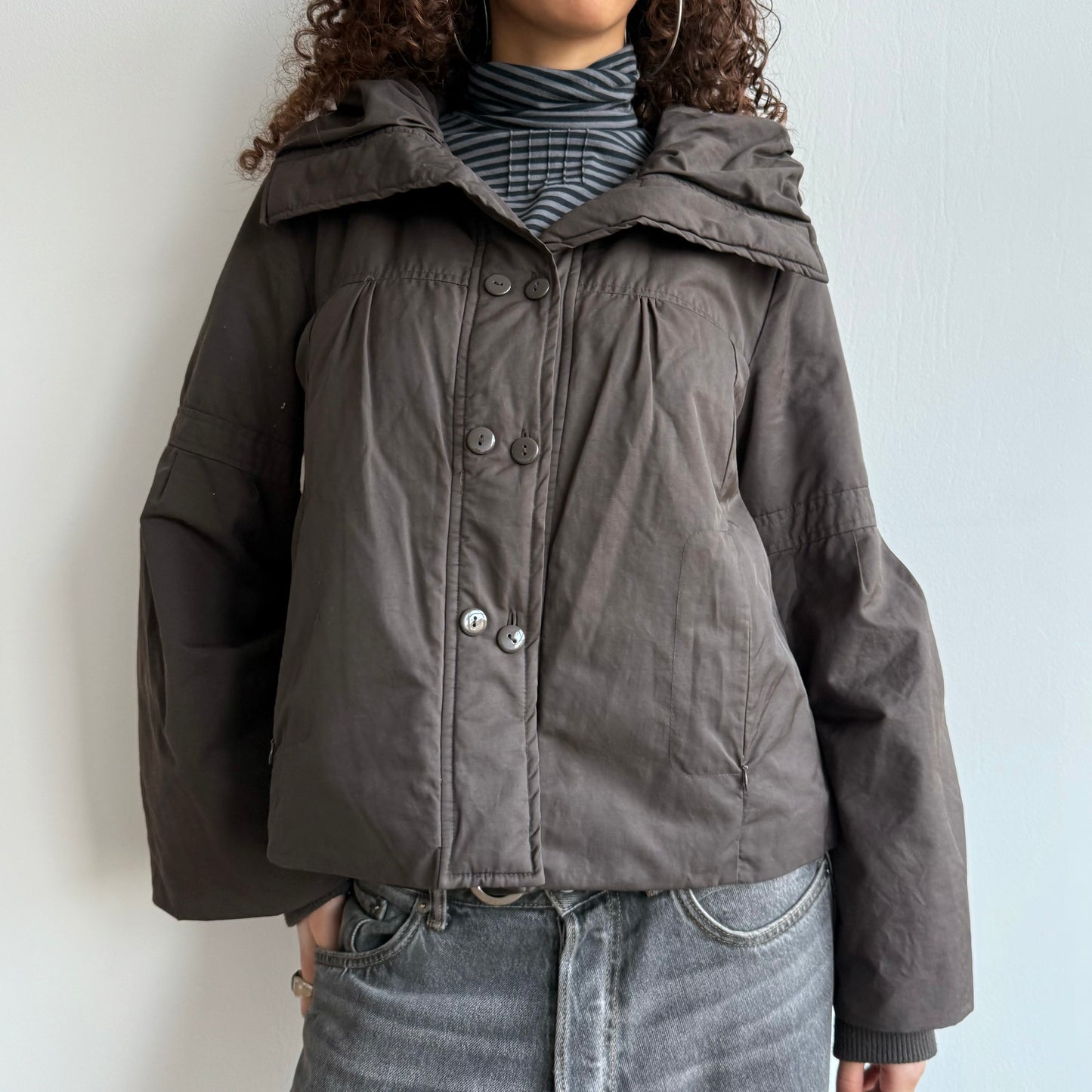 Brown archival puffer - Size M