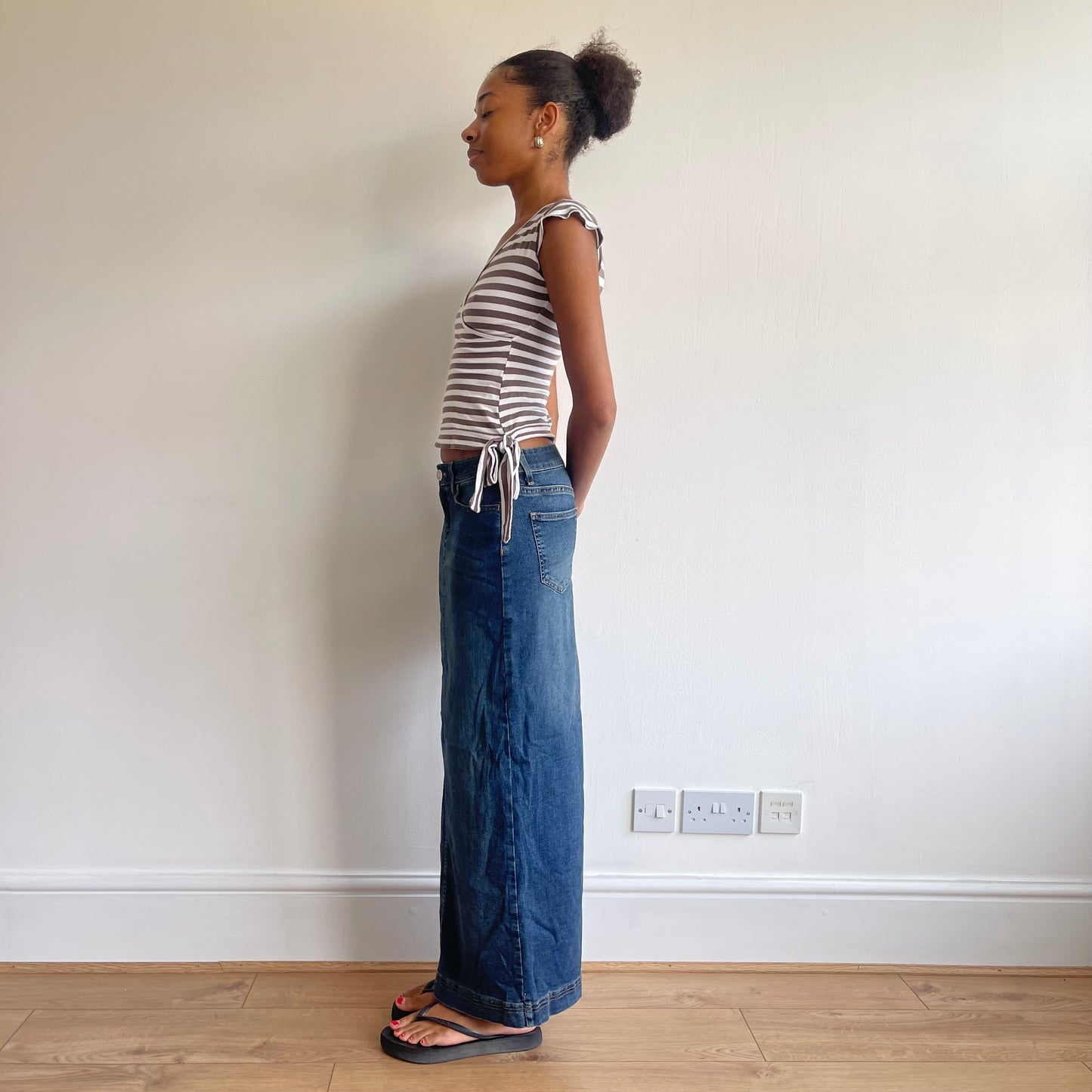 Denim maxi skirt - Size XS