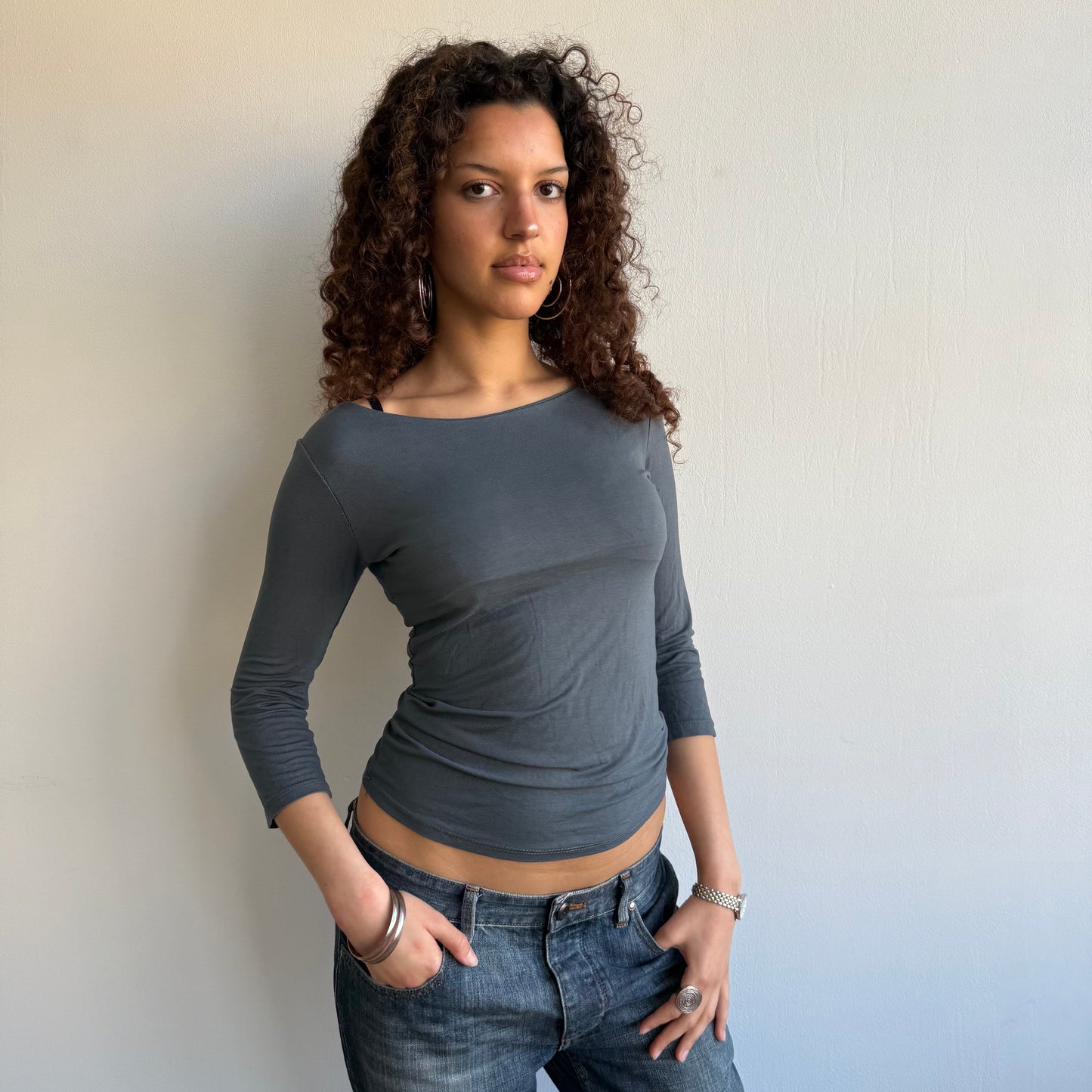 Slinky bateau 3/4 top - Size S