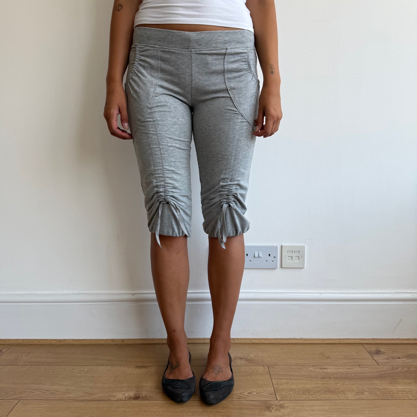Grey Adidas bubble capris - Size M