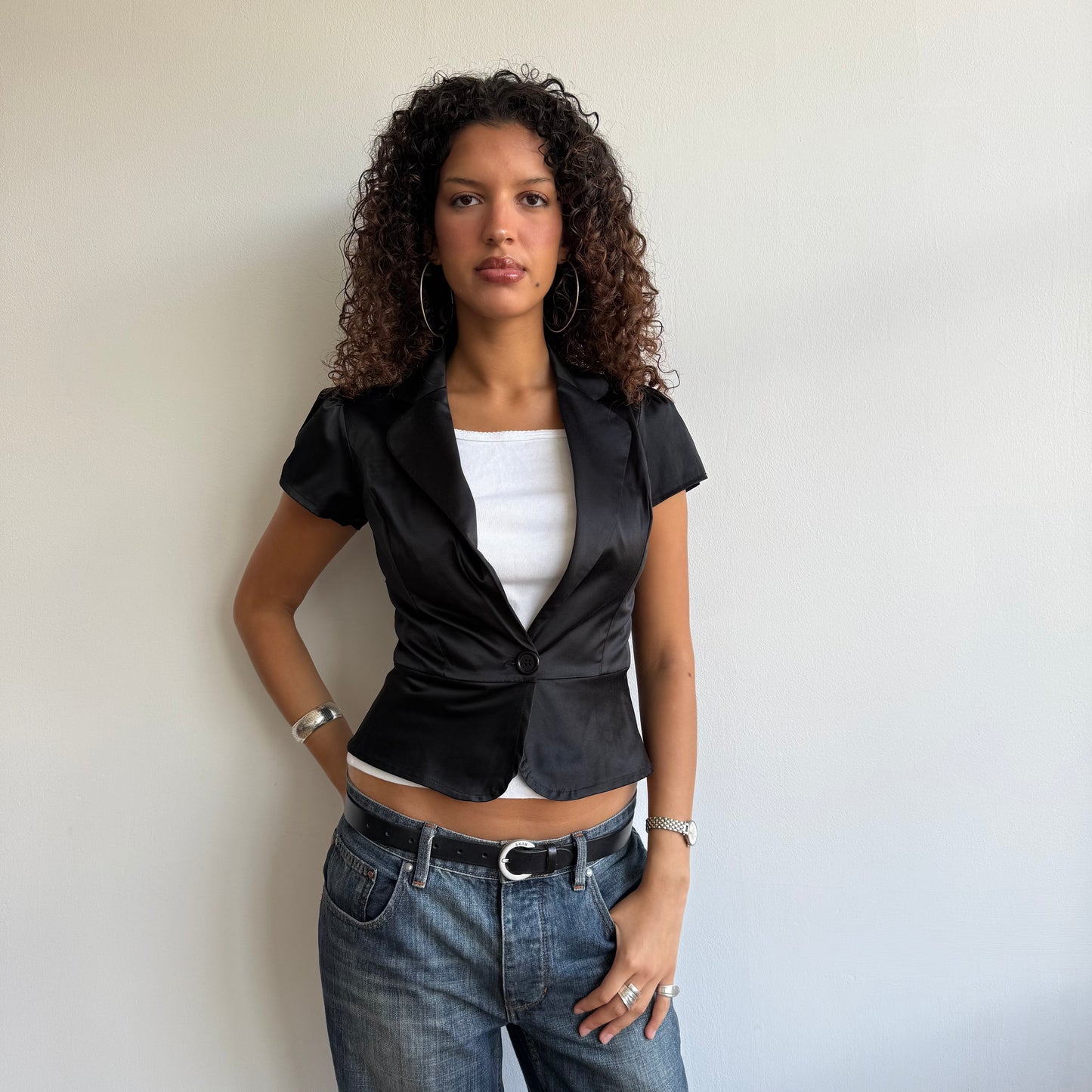 Satin waistcoat  - Size S
