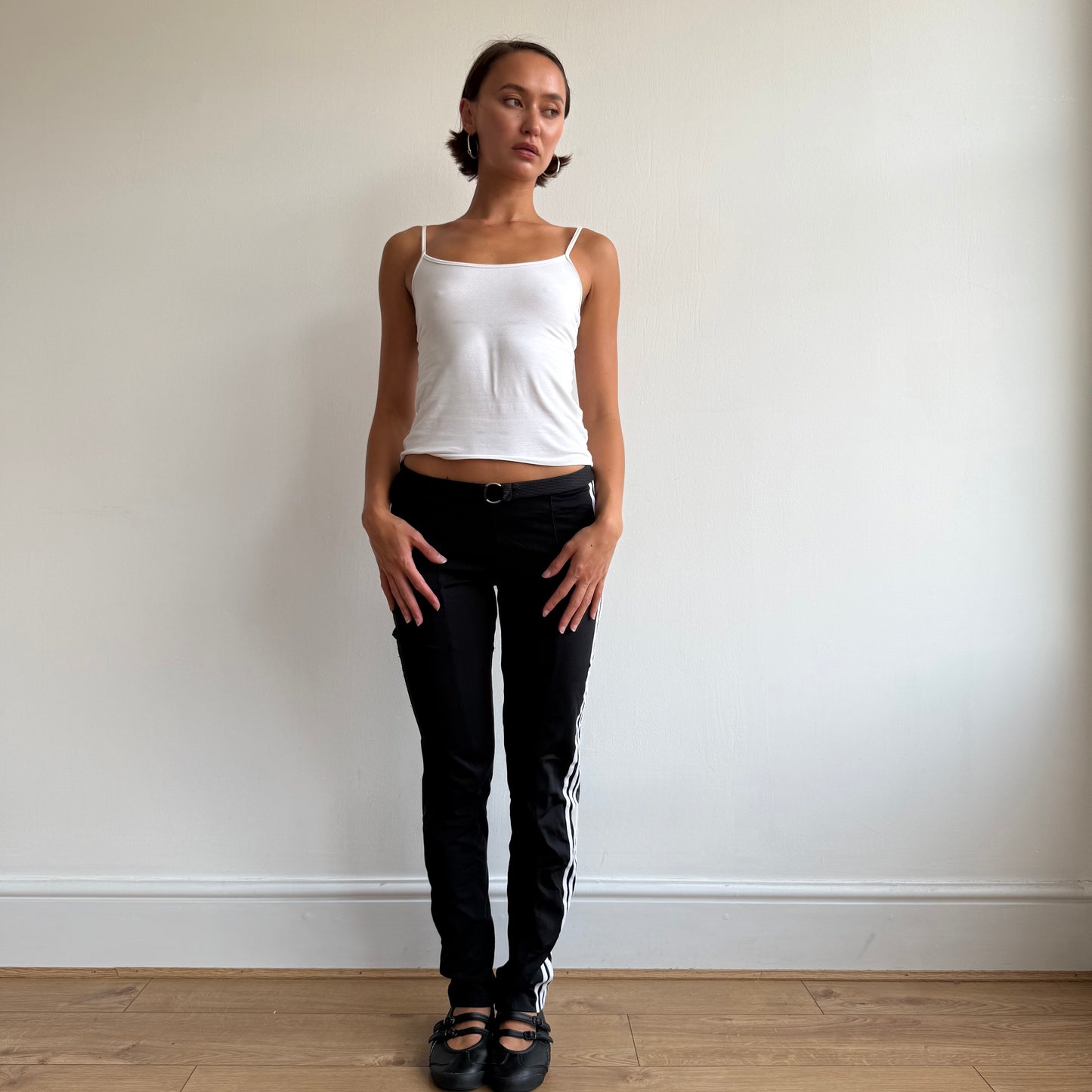 Black Adidas o-ring leggings - Size S